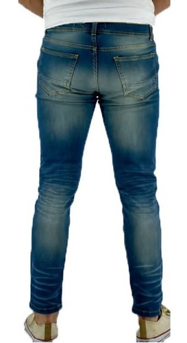 Imagen 2 de 3 de Pantalon Jean Denim Slash Hombre | Moha (140834)