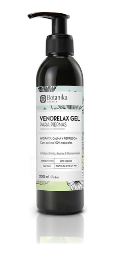 Botanika Gel Venorelax X 200ml Piernas Relaja Y Refresca 
