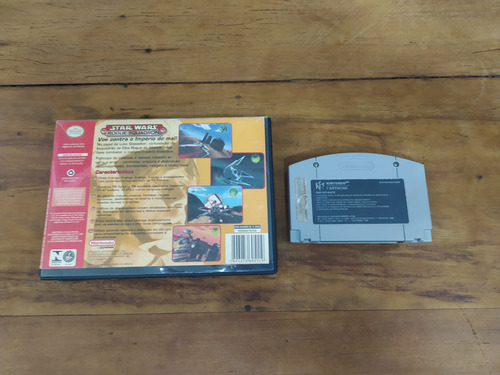 Star Wars Rogue Squadron N64 C/ Caixa Locadora Original (Usado)