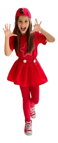 Roupa da hotsell aventureira vermelha