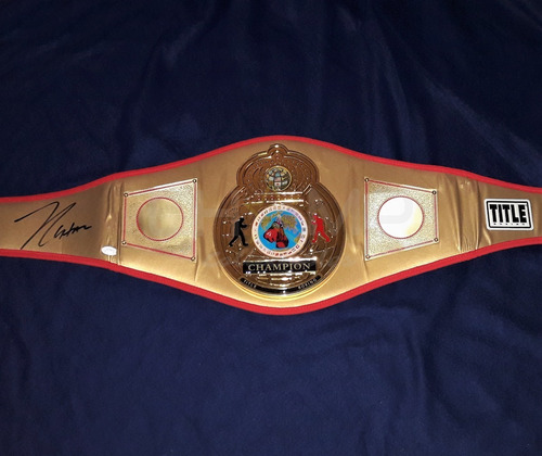 Cinturon Campeon Autografiado Julio Cesar Chavez Box Boxeo