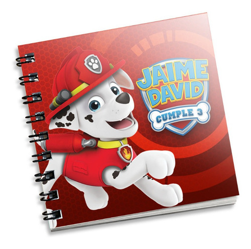 5 Pzs. Invitación O Recuerdo Libreta Mini Paw Patrol 6