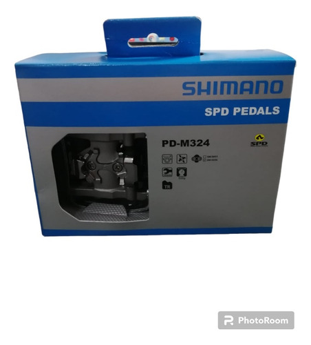 Pedales Shimano Spd Pd-m324 Doble Propósito Para Bicicleta