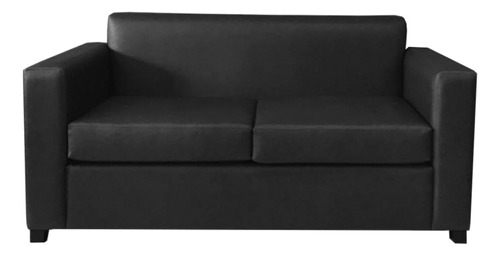 Sillon Sofa 2 Cuerpos Cubo Reforzado Tela Ecocuero Le Futon