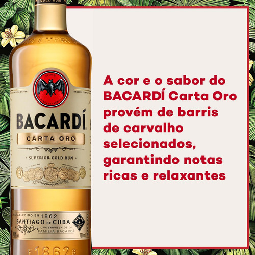 Rum Bacardí Carta Oro 980 Ml