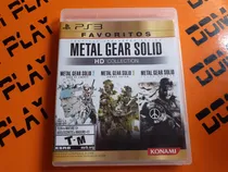 Comprar Metal Gear Solid Hd Collection Ps3 Físico Envíos Dom Play