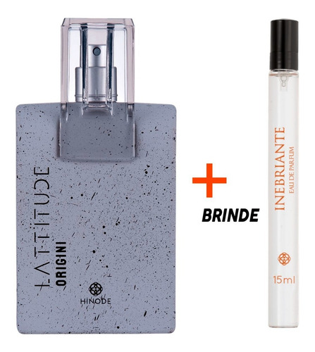 Imagem 1 de 6 de Perfume Lattitude Origini + Brinde Inebriante 15 Ml