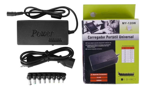 Fuente Transformador Universal Notebook Laptop Adaptador 12v