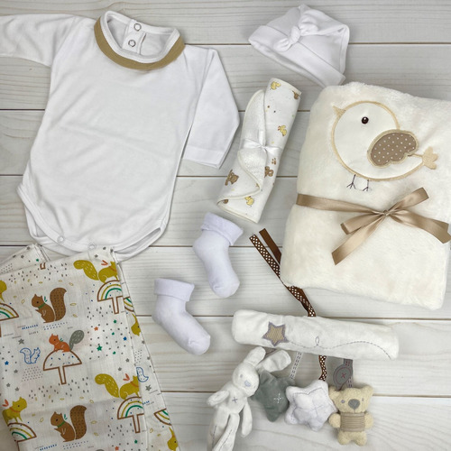 Imagen 2 de 4 de Regalo Nacimiento Bebé Arreglo Canasta Bienvenido Bebé