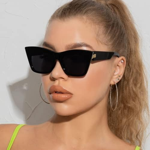 Feisedy Vintage Square Cat Eye Gafas De Sol Mujer Moda Catey