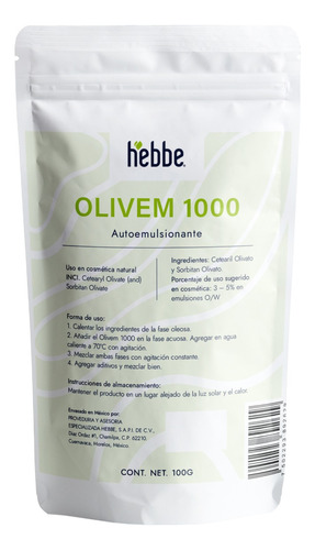 Olivem 1000, 100g Autoemulsificante Cosmético Cosmos