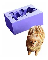 Comprar Lindo Perro De Pomerania Moldes De Silicona Runloo 3d Perrit