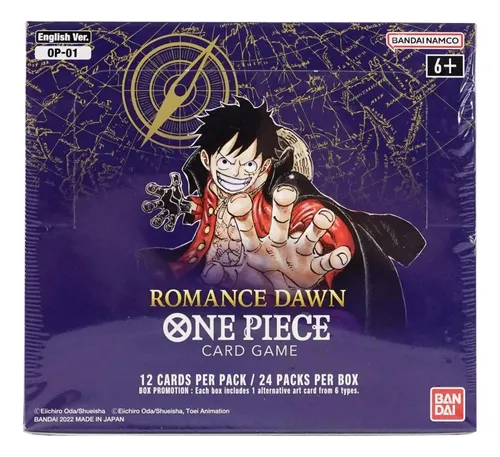 One Piece Tcg Romance Dawn Booster Box Op-01 | Frete grátis