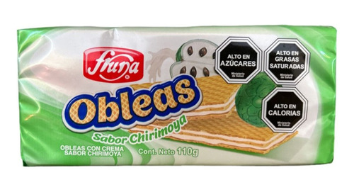 Galletas Obleas Sabor Chirimoya 110g  