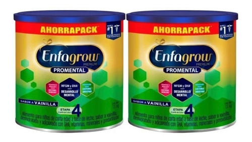 Alimento En Polvo Enfagrow Promental Etapa 4 2 Latas 1.5 Kg