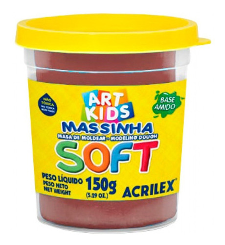 Masa Soft 150gr Marron Chocolate Suave En Pote - Del Tomate Color Marrón