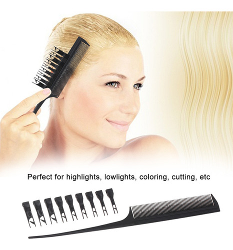 Peine Ajustable Para Teñir El Cabello Para Un Estilo De Saló
