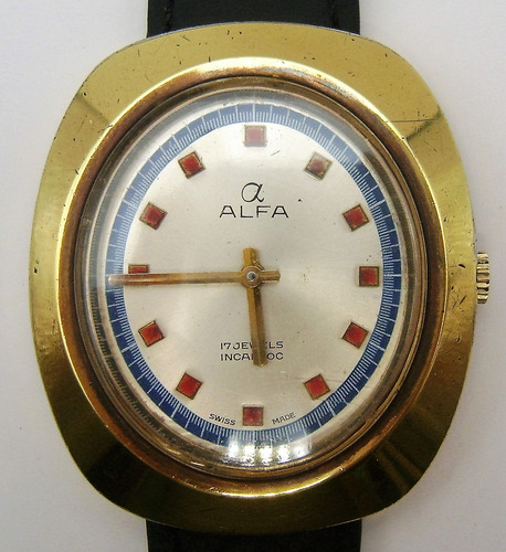 Reloj Alfa Original Suizo De Cuerda Hombre O Mujer
