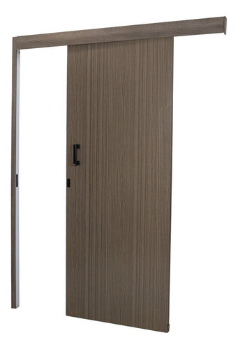 Puerta corredera de madera con revestimiento reversible, 215 x 70 cm