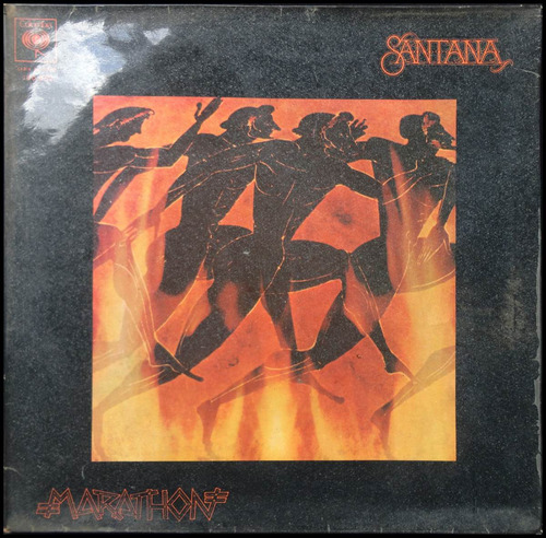 Imagen 2 de 4 de Disco Vinilo Santana. Marathon. Muy Buen Estado. 21057