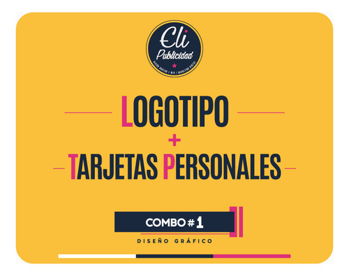 Combo 1 - Logotipo + Tarjetas Personales | Diseño Grafico