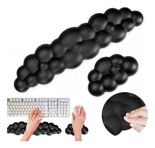 Keyboard Cloud Wrist Rest 2pcs, Reposamuñecas Para Teclado