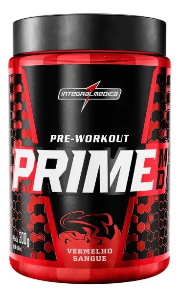 Pré-treino Prime Md 300g Integralmédica VERMELHO SANGUE (frutas vermelhas)