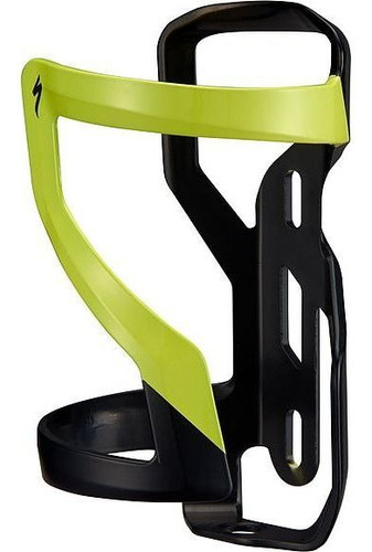 Porta Ánforas Specialized Para Bicicleta Zee Cage Ii Left Dt Color Matte Black/hyper Green