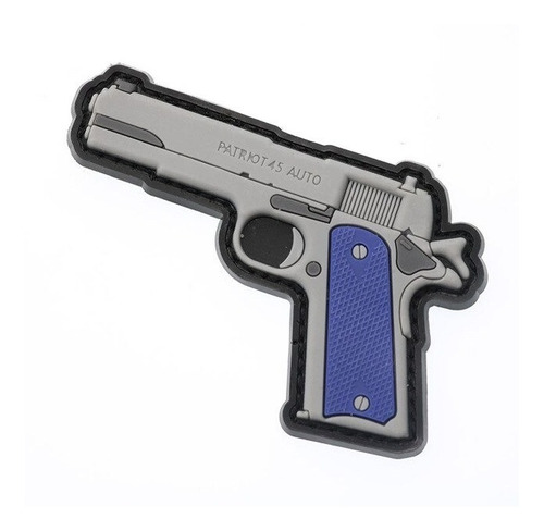 Parche Pistola 45 Patriot 1911 Pvc Alta Calidad Emol Colores