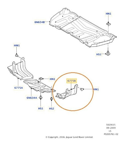 Proteção Inferior Do Motor Lateral Esquerda Discovery 3 E 4