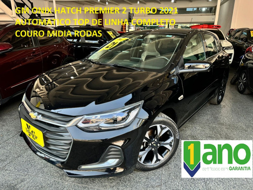 Chevrolet Onix Hatch Premier2 1.0 Turbo Flex 2021 Automatico Completo Top