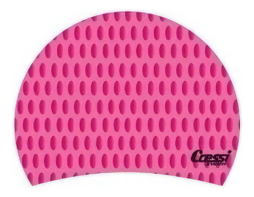 Gorro Natacion Mujer Cressi Lady Swim Cap Rosa Diseño de la tela Silicon Talla unitalla