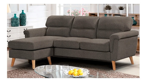 Sala Betberai Lino Gris Derecho Salas Sofas Sillones Pieza