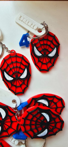 Llaveros Souvenirs Personalizados Hombre Araña 3d X25