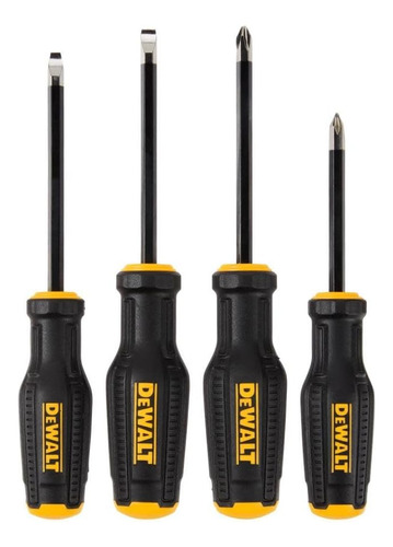 Juego Destornilladores Toughseries Dewalt 4 Pzs Dwht65101