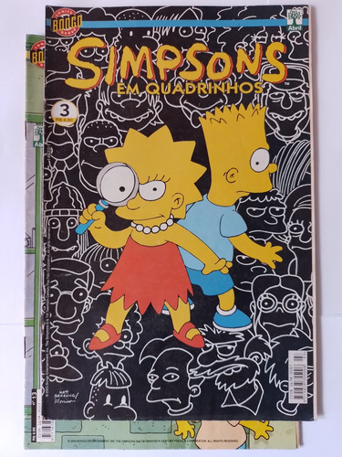 Simpsons Em Quadrinhos Kit  Com Dois Volumes Raros 