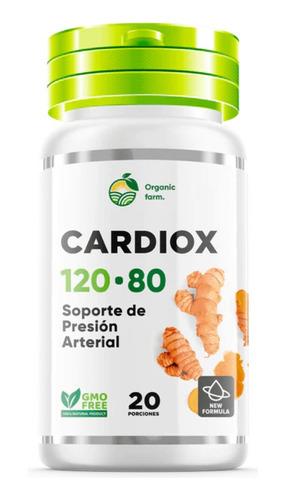 Cardiox 20 80 Presión 20 Capsulas Organics Farms