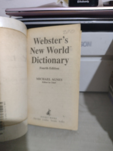 Websters New World Dictionary Rp110 (Usado)