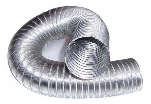 Ducto Flexible De Aluminio 6 Pulgadas De Diámetro X 2.44 Mts