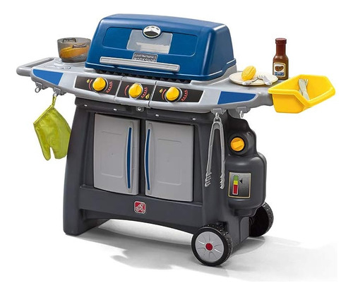 Step2 Sizzle & Smoke Bbq Grill Playset Incluye 15 Accesorios