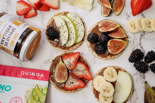 Galletas De Arroz Y Quinoa Okko Con 16 Galletas Super Foods
