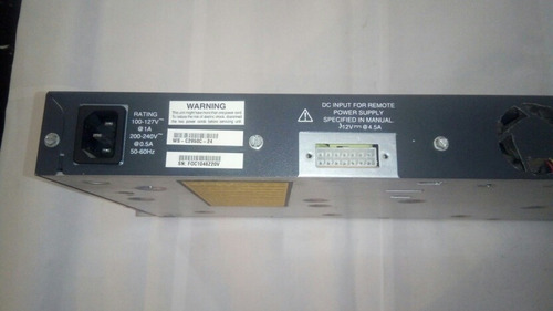 Imagen 9 de 10 de Switch Cisco Ws-2950c Series Ethernet 24 Puertos 10/100 Rj45