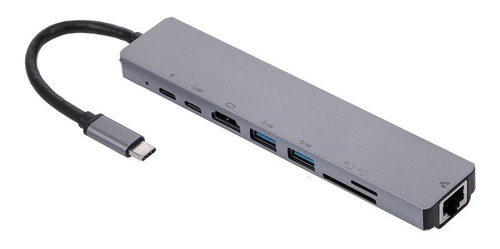 Hub Usb Converter 8 En 1 Usb-c Portátil Multifunción