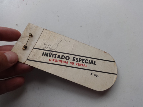 Entrada Sp Autódromo Año 1972 Formula Uno F1 Reutemann (Usado)