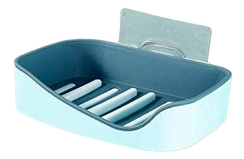Imagen 10 de 10 de 2 Jaboneras Aqua Porta Jabon Adhesivo Baño Organizador Pared