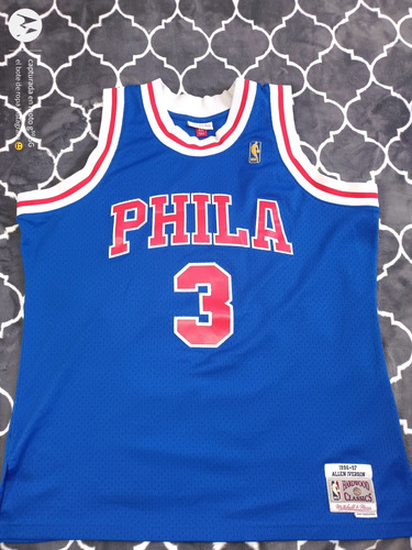 Jersey Nba Iverson Sixers Phila Mitchell And Ness Hombre Xl 