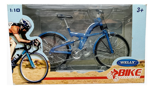 Bicicleta Bmw Q5.t/ Escala 1:10/ 17cms De Largo/ Metalico.