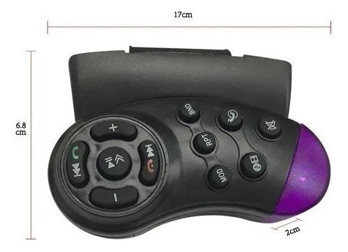 Dvd Universal Para Coche Volante Control Remoto Negro C, 2 U