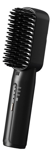 . Plancha De Pelo Inalámbrica, Peine Caliente Eléctrico Con