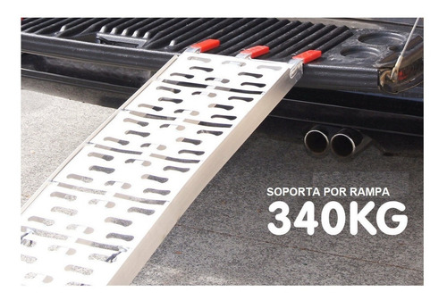 Imagen 2 de 9 de Rampa Aluminio Plegable Atv Cuatriciclo Moto Motocross Utv #